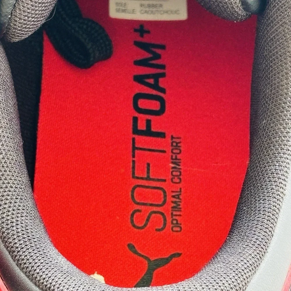 Puma Rebound Joy Low Sneakers Red Black White Men's Size‎ 11 (389958-01)